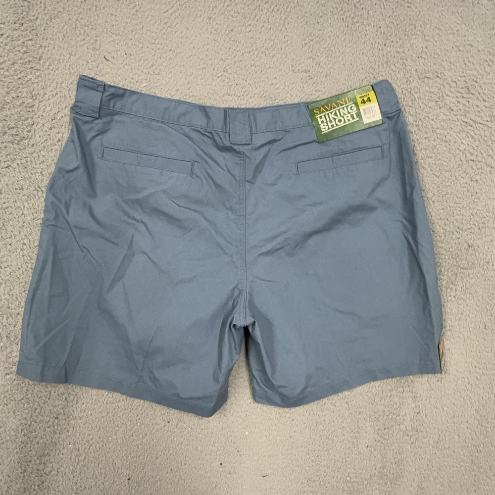 Savane Shorts Mens 44 Blue Mirage Hiking Cargo Tech Pocket UPF 30 Protection - Picture 3 of 13